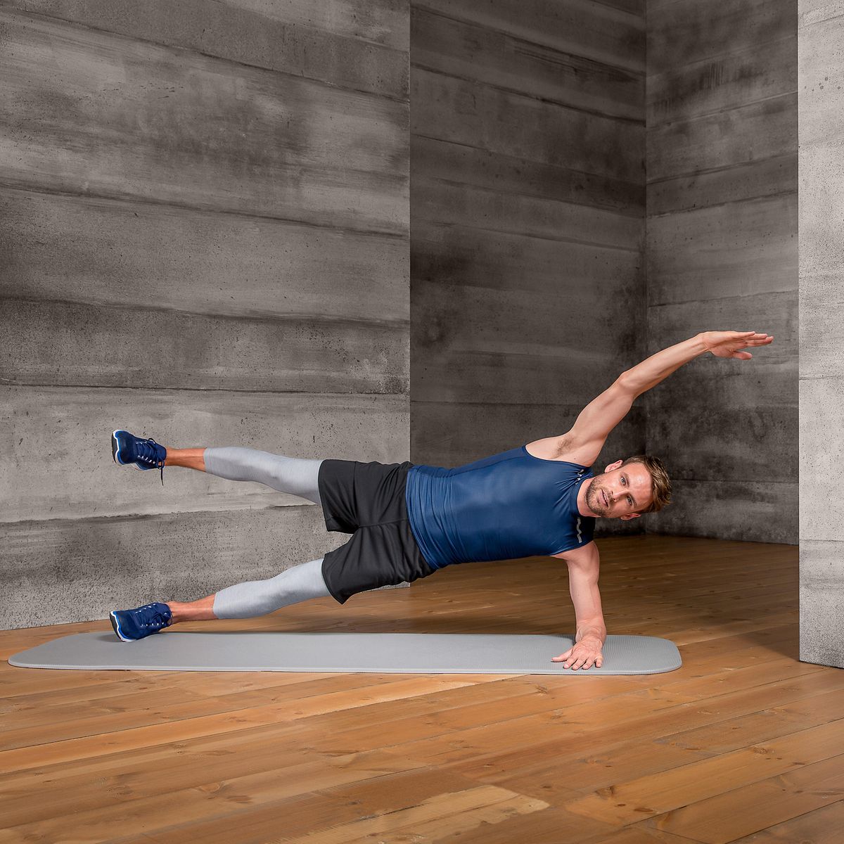 Kräftigung der seitlichen Muskelkette | Die Techniker