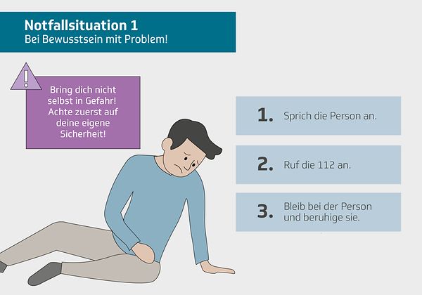 Erste Hilfe - Notfallsituationen | Die Techniker