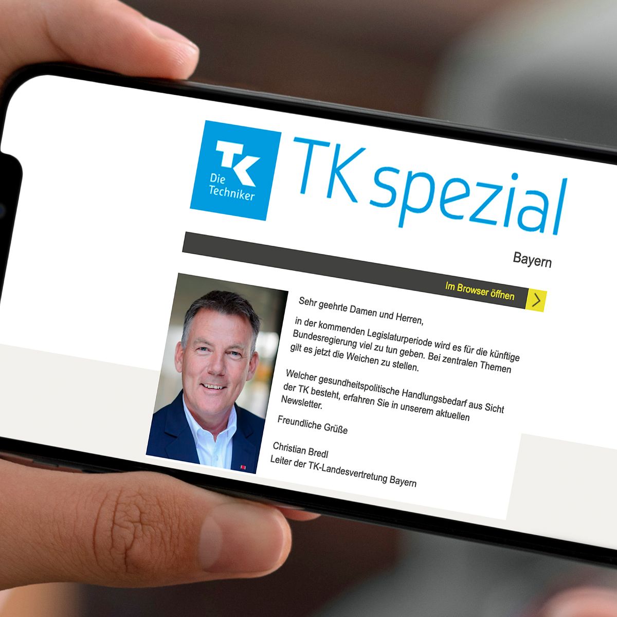 TK Spezial Newsletter Bayern Die Techniker Presse Politik